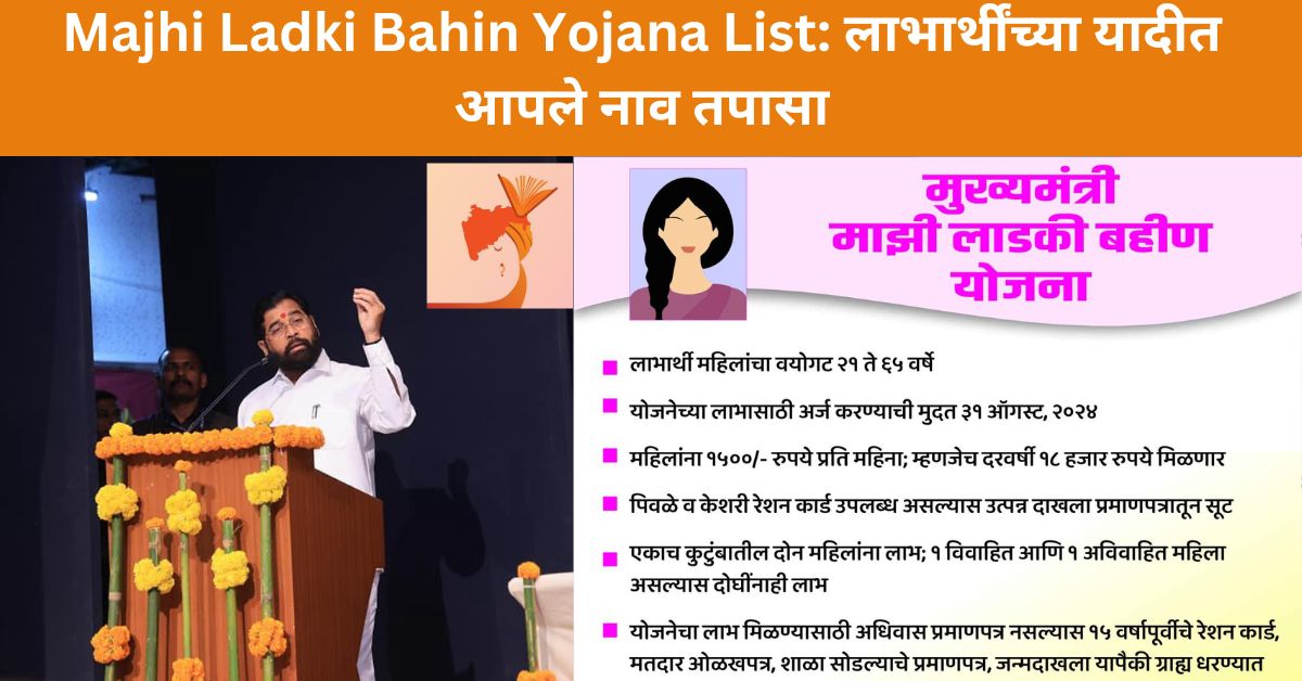 Majhi Ladki Bahin Yojana List