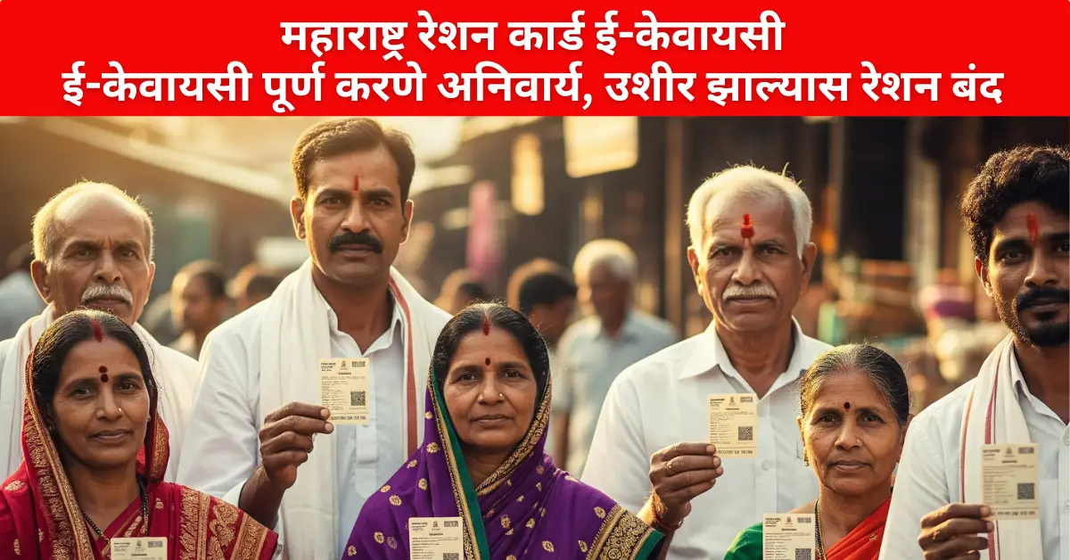 ekyc Ration Card Maharashtra Online 2025